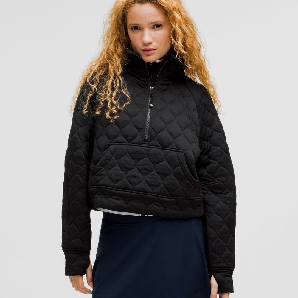 NWT Lululemon Scuba Oversized Quilted Half Zip